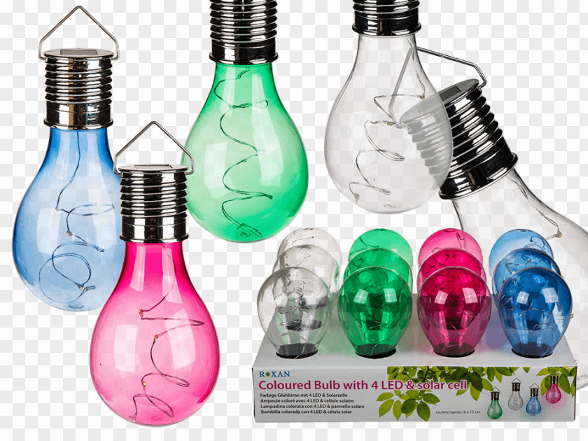 Solarceell Incandescent Light Bulb Glass Plastic Solar Lamp PNG