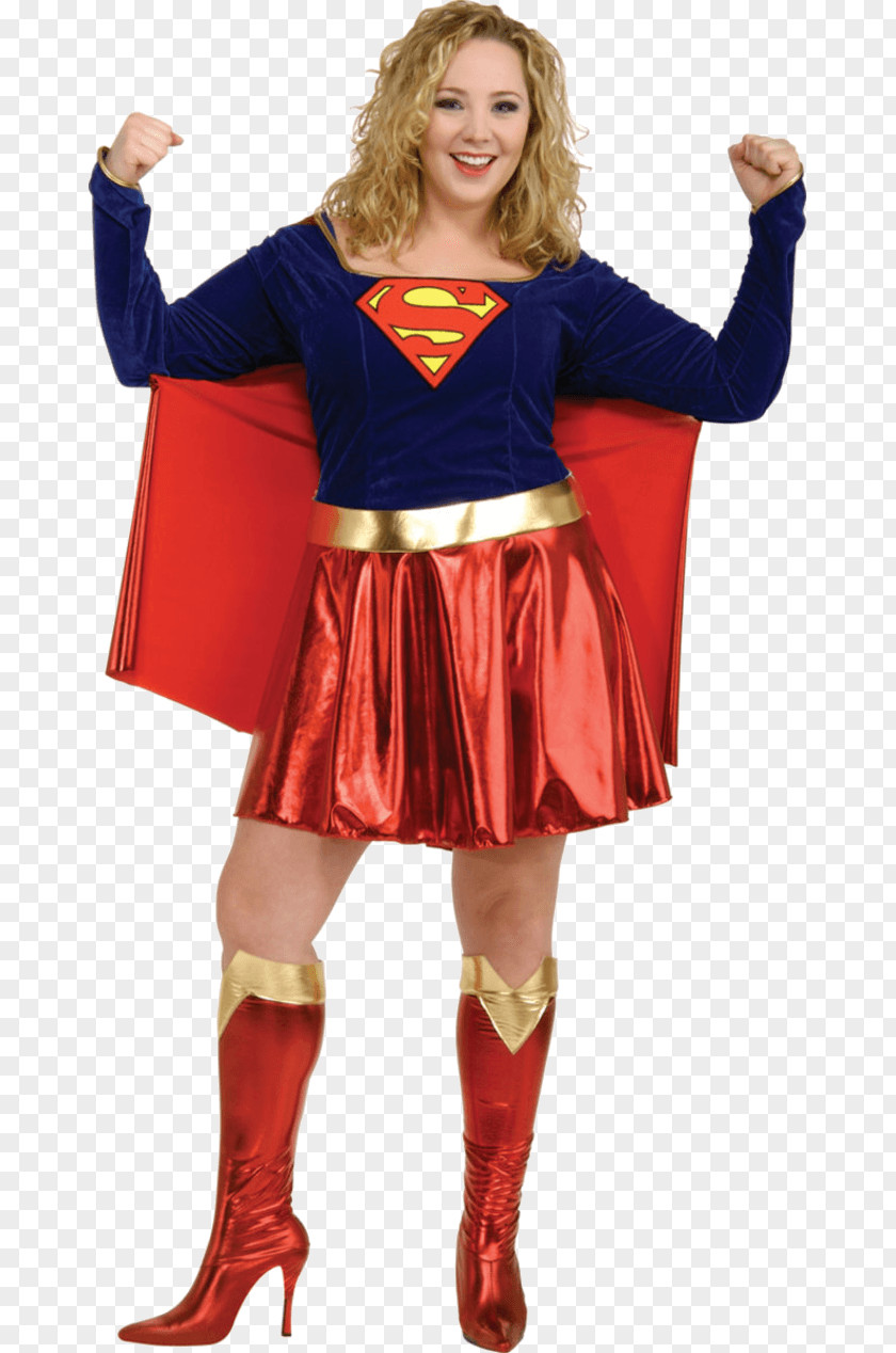 Supergirl Halloween Costume Plus-size Clothing PNG