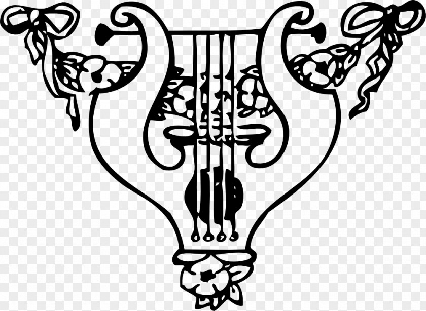 Garland Lyre Musical Instruments Clip Art PNG