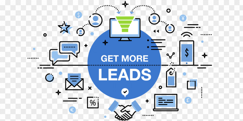 Lead Generation Vector Graphics Illustration Business PNG