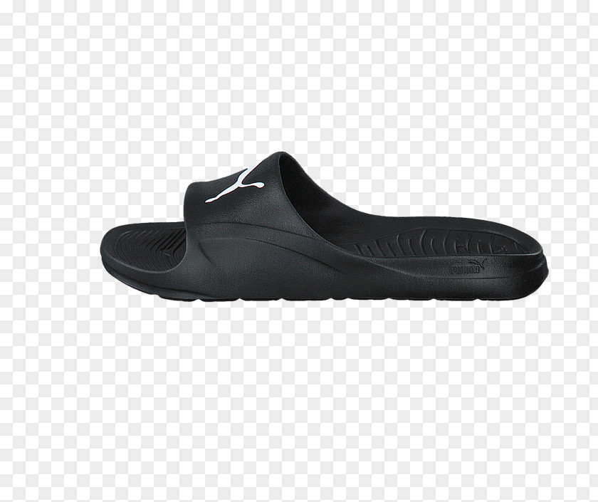 Puma Black Slipper Sandal Slide Flip-flops Shoe PNG