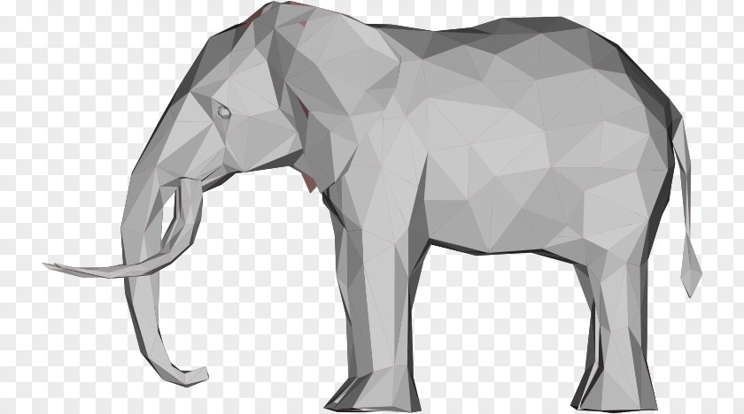 3D Computer Graphics Indian Elephant PNG
