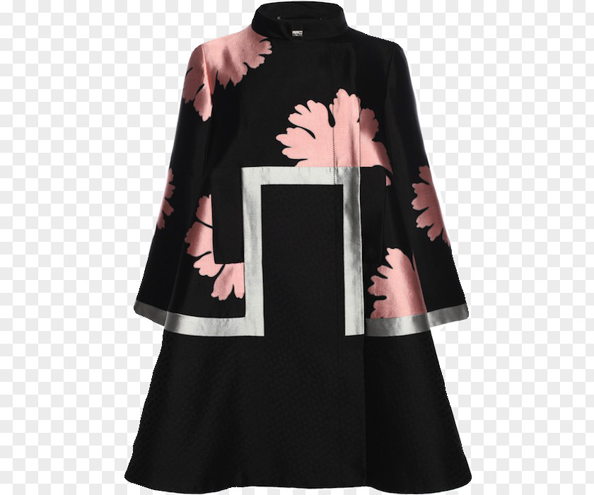 Alexander Mcqueen Sleeve Coat Outerwear Dress Black M PNG