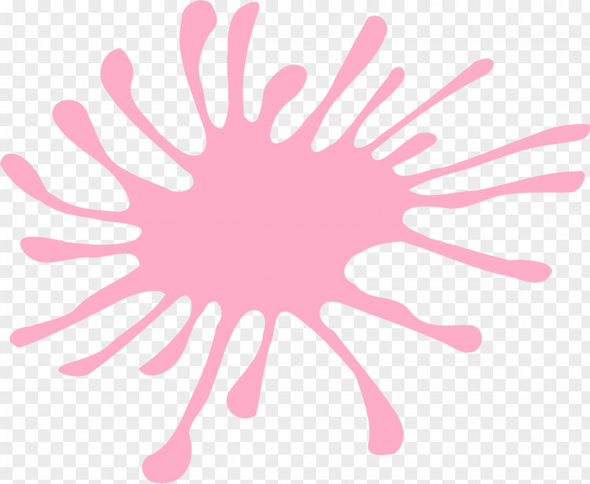 Pink Paint Clip Art PNG