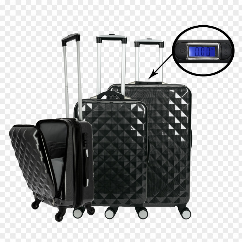 Suitcase Hand Luggage Travel Baggage Trolley PNG