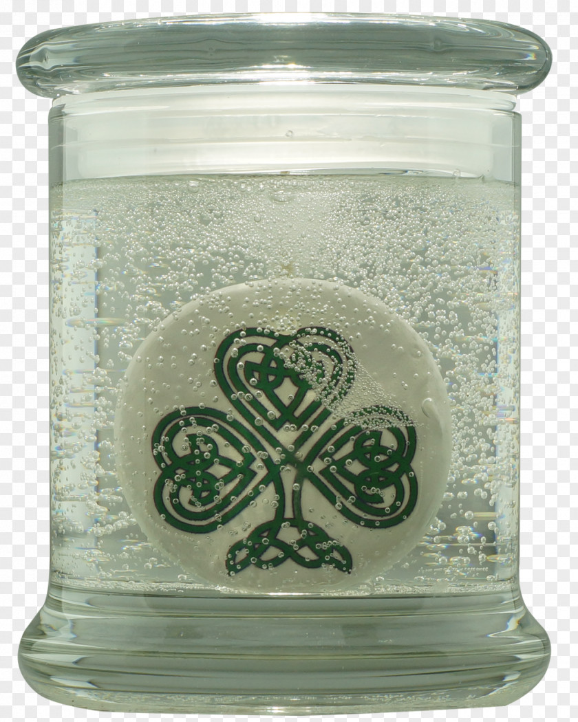 Candle Glass Saint Patrick's Day Symbol Irish People PNG