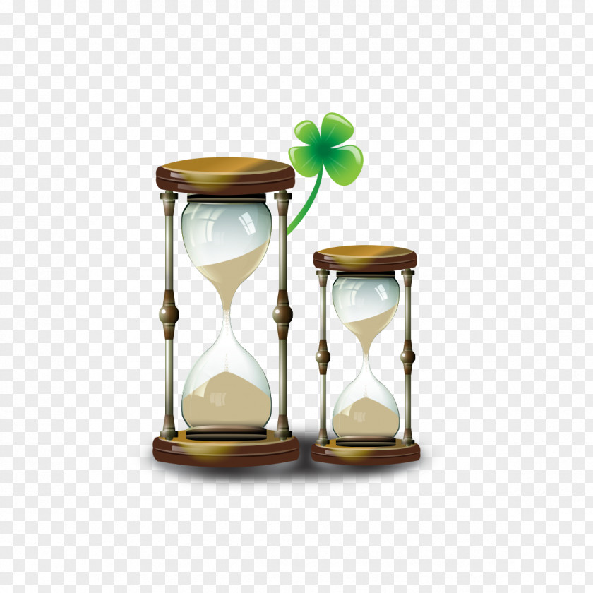 Cartoon Hourglass Sand Drawing PNG