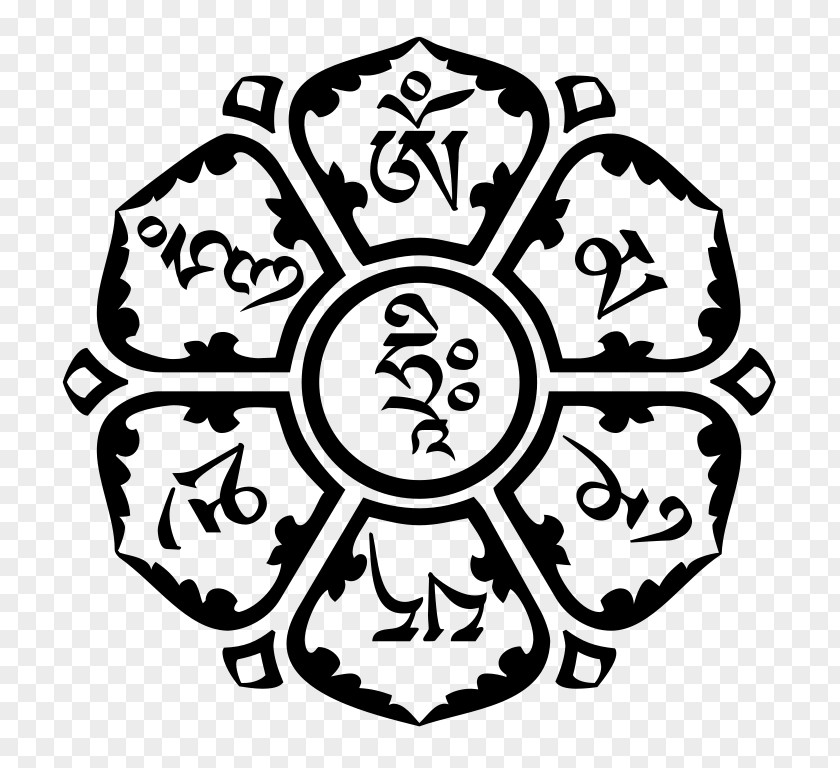 Om Mani Padme Hum The Tibetan Book Of Living And Dying Mantra PNG