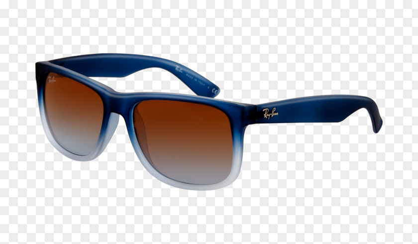 Ray Ban Goggles Sunglasses Ray-Ban Justin Classic Blue PNG