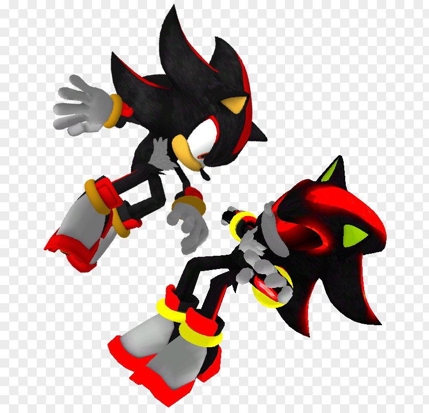 Sonic The Hedgehog Shadow Metal Silver PNG
