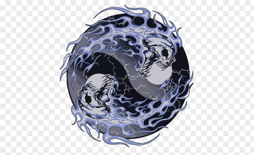 Dragon Yin And Yang Chinese Idea PNG