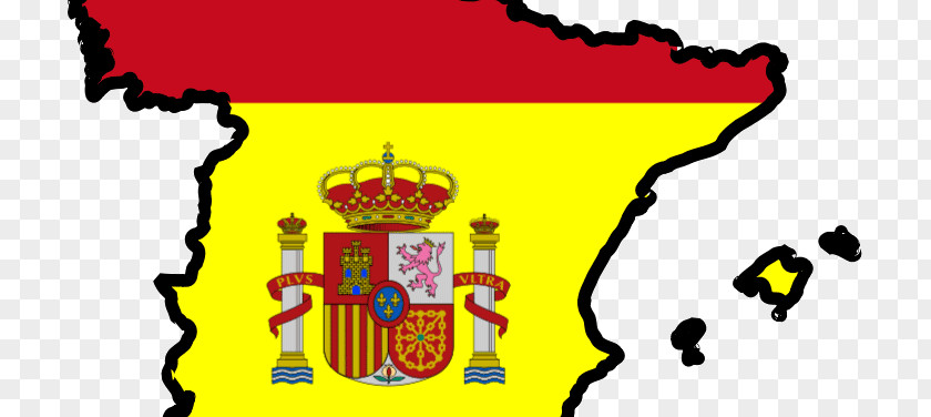 Flag Of Spain National Map PNG