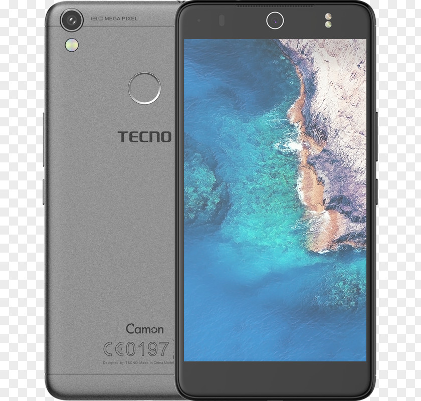 Gray*SCRATCHED, SCUFFED* (UnlockeSmartphone Tecno Camon I TECNO Mobile Smartphone HiOS C9, 16GB, Dual SIM PNG