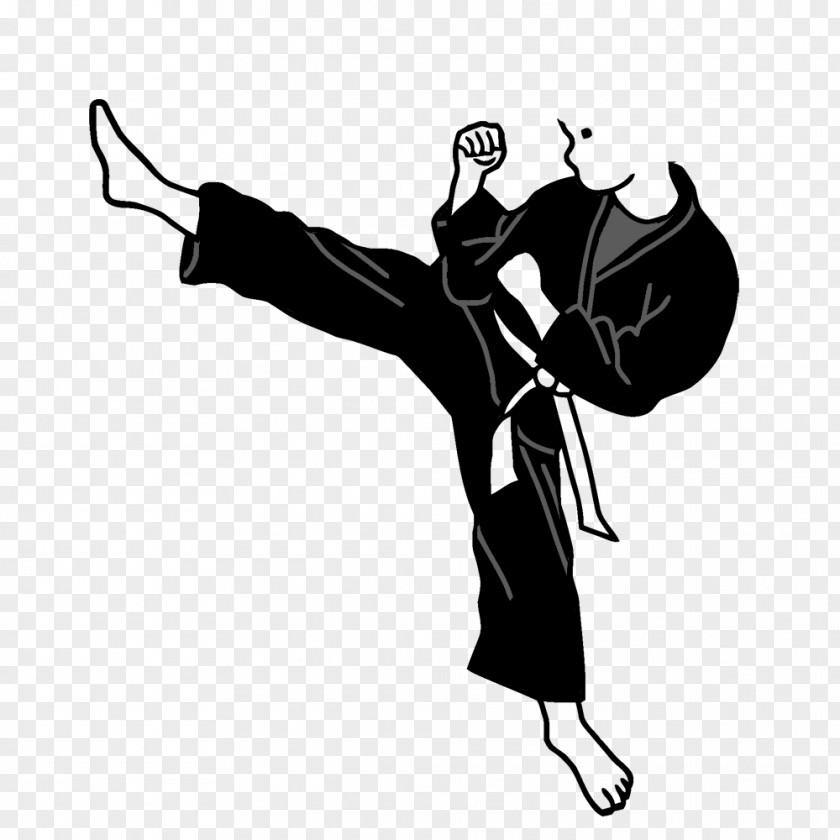 Karate Kick Martial Arts Budō Clip Art PNG