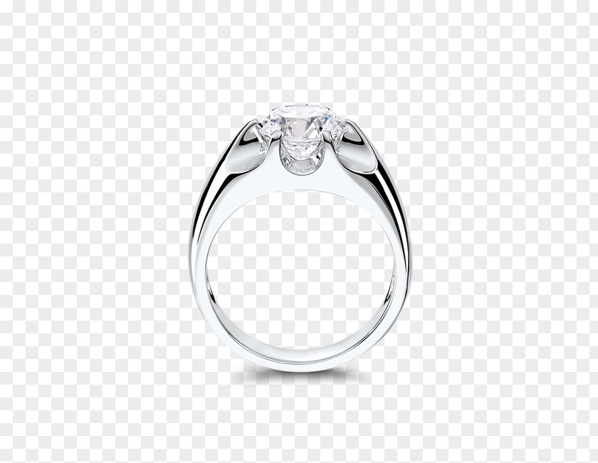 Round Ring Wedding Silver Body Jewellery PNG
