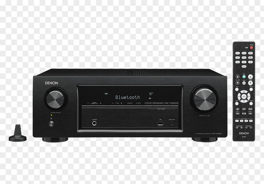 AV Receiver Denon AVR-X540 Home Theater Systems Audio PNG