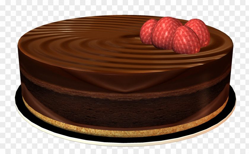 Cake Flourless Chocolate Mousse Praline Pastry PNG