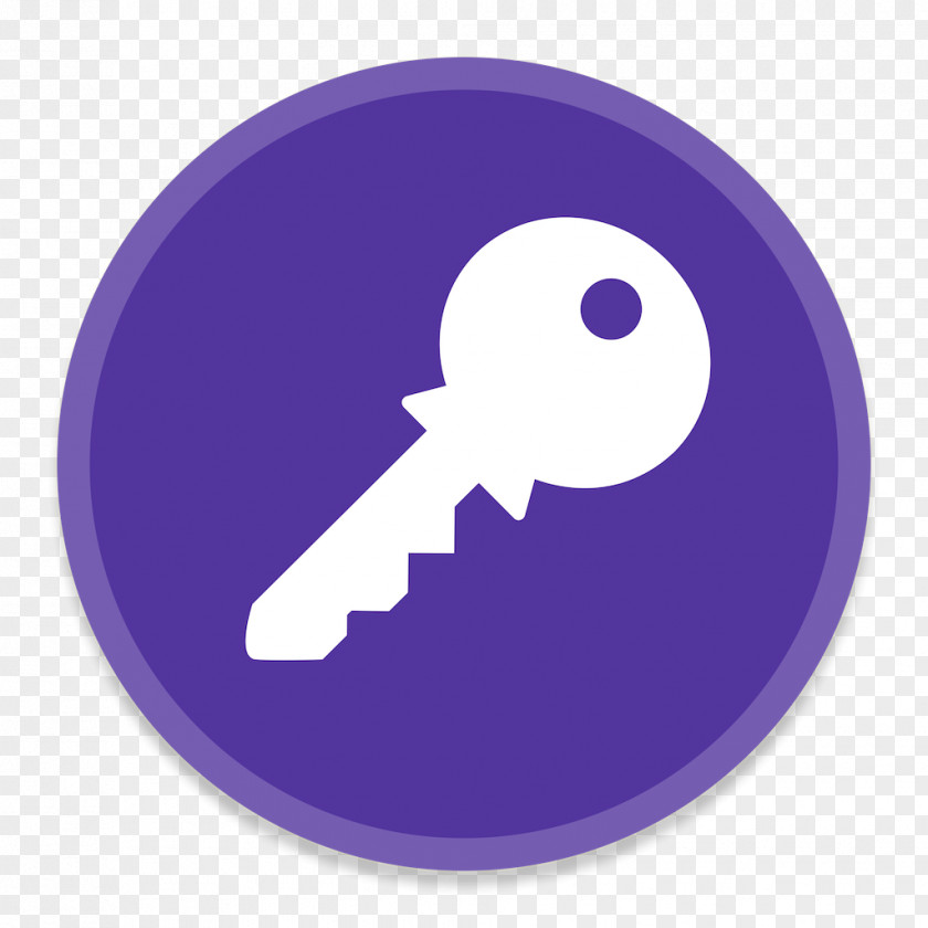 KeyChainAccess Purple Symbol Violet PNG