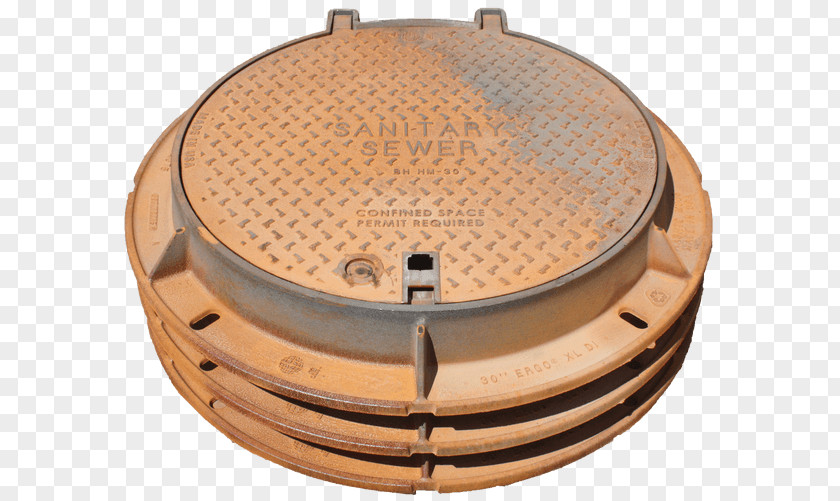 Manhole Cover Copper Material PNG