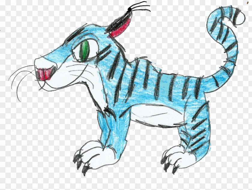 Studio Tiger Whiskers Cat Drawing PNG