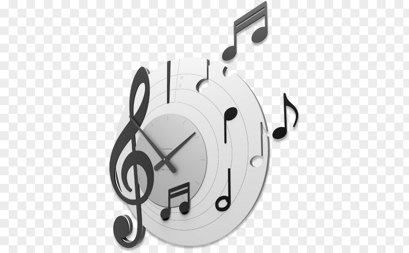 Clock Pendulum Musical Note Parede PNG