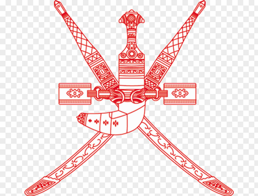 Flag National Emblem Of Oman Coat Arms Janbiya Khanjar PNG