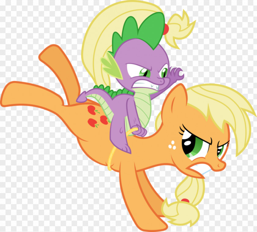 RODEO Applejack Pony Spike Rodeo Horse PNG