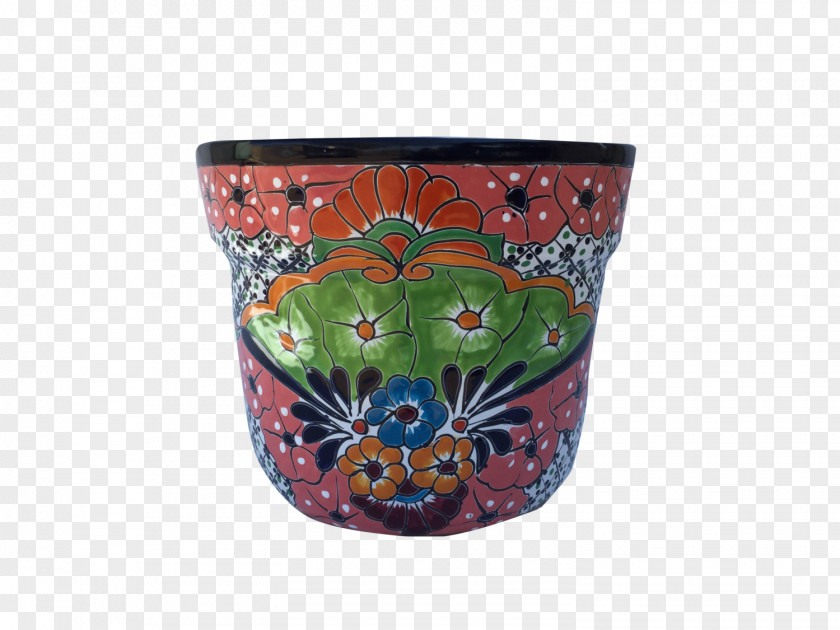 Talavera Garden Pottery Ceramic Flowerpot Vase PNG