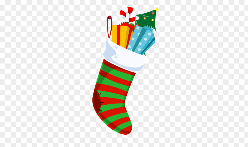 Christmas Stocking Stockings Santa Claus Ornament PNG