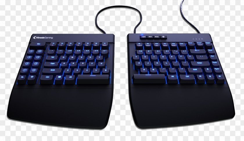 Computer Mouse Keyboard Gaming Keypad Kinesis Freestyle Edge Split PNG