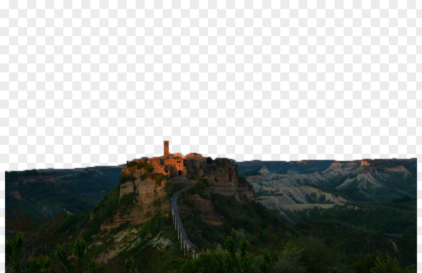 Italian Town Of Orvieto Landscape 5 Cinque Terre Fukei PNG