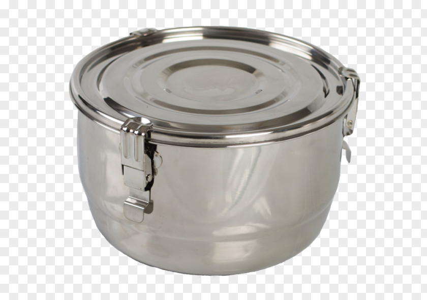 Steel Pot Food Storage Containers Shipping Container Stainless Lid PNG