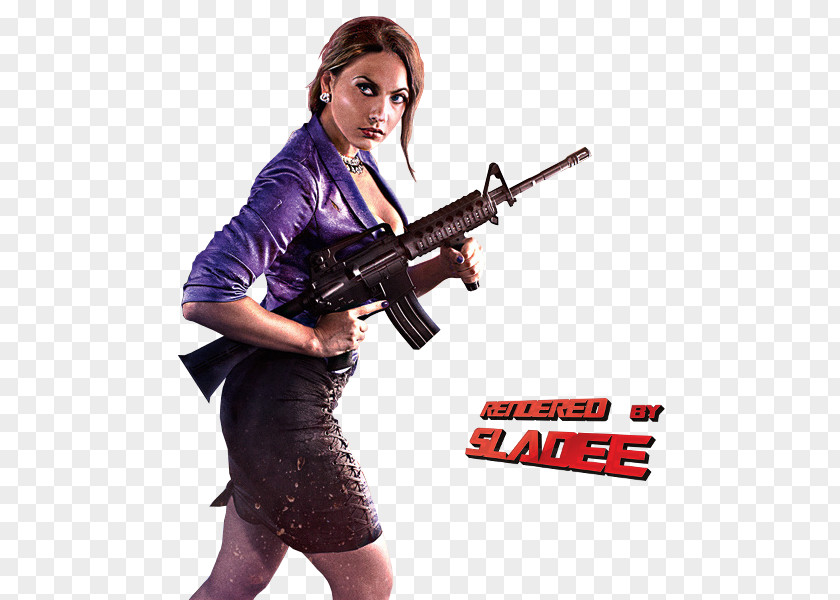 Woman Gun Saints Row IV Row: The Third 2 Gat Out Of Hell PNG
