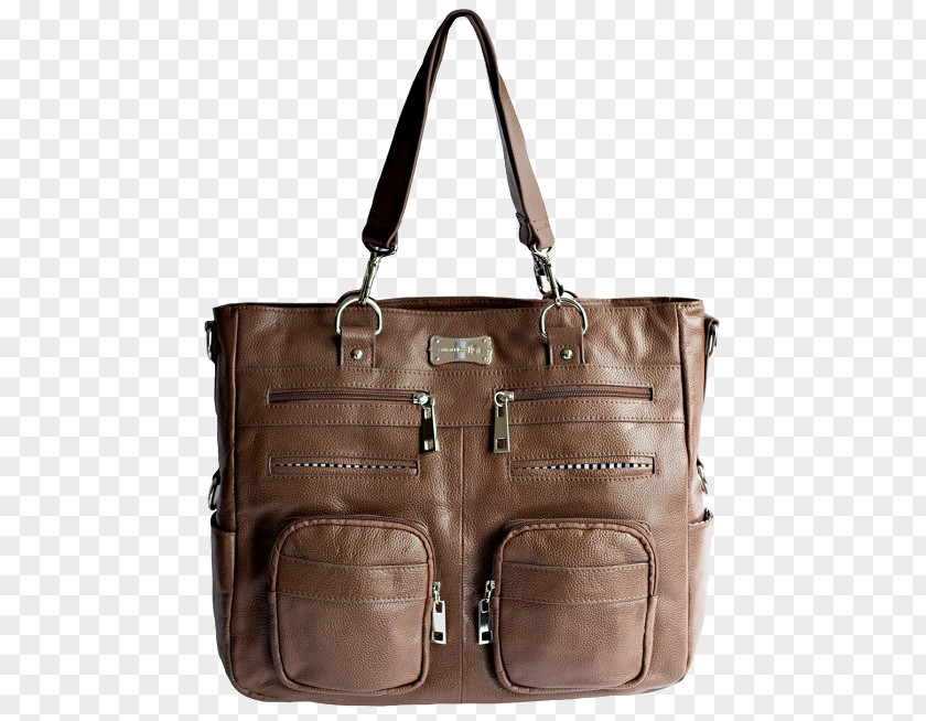Bag Tote Artificial Leather Diaper Bags PNG