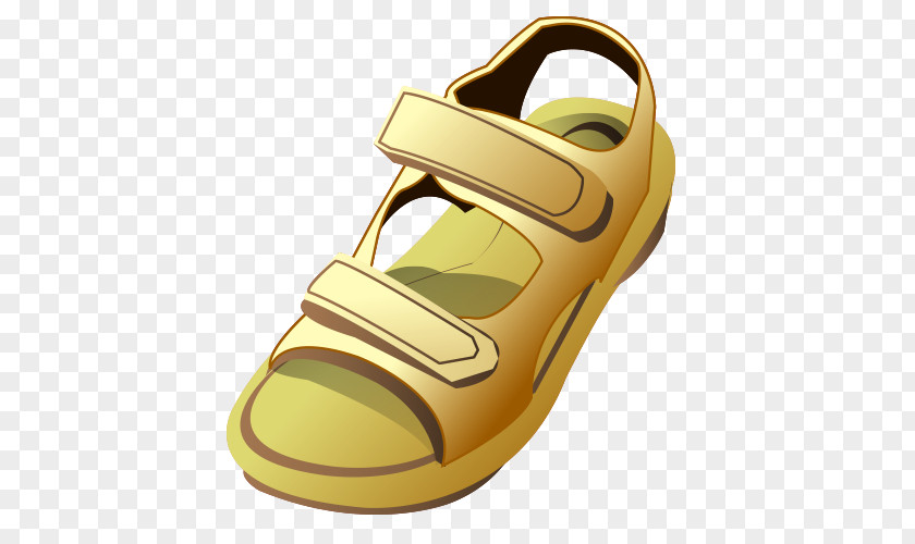 Cartoon Sandals Slipper Sandal Shoe Euclidean Vector PNG