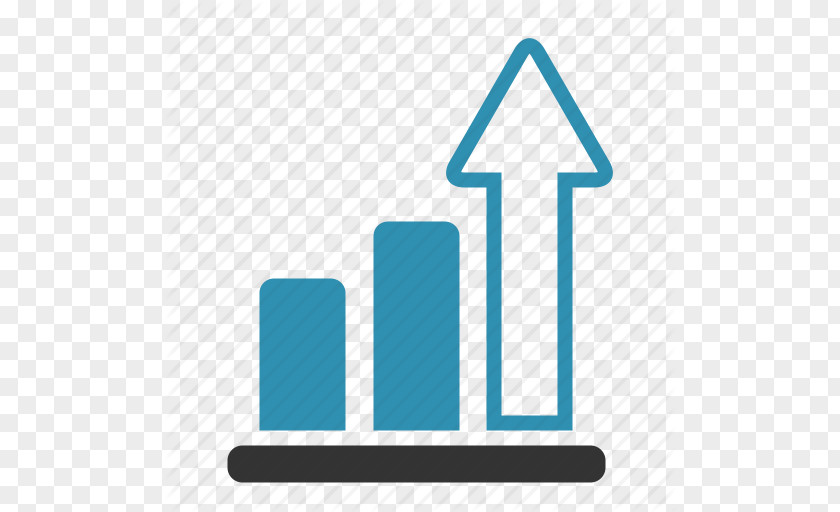 Growth Arrow Icon Chart Progress Bar Diagram PNG