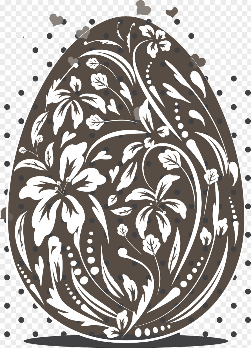 Hand-painted Eggs Vector Pattern Easter Bunny Egg Decorating PNG