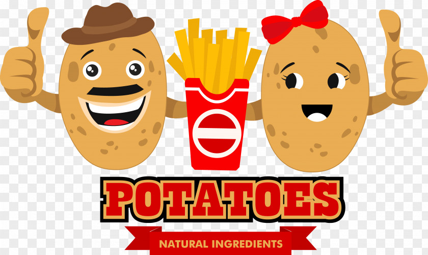 Cartoon Potato Chips French Fries Chip PNG