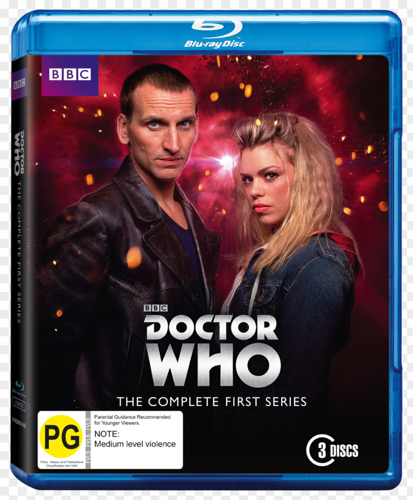 Doctor Christopher Eccleston Billie Piper Who Blu-ray Disc Ninth PNG