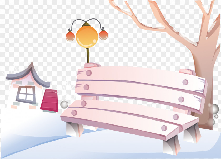 Snow Chair Vector Winter PNG