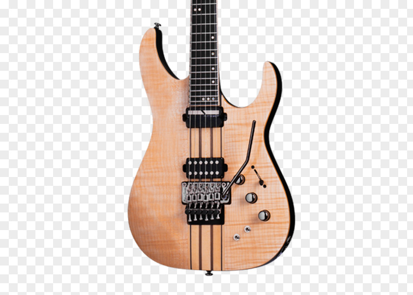 Electric Guitar Schecter Research Floyd Rose Bass Solid Body PNG