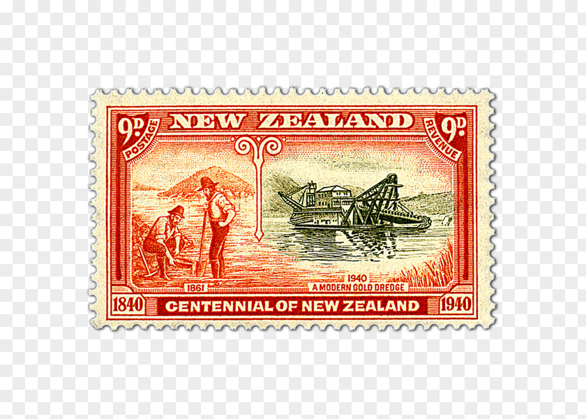 Gold Postage Stamps New Zealand Rubber Stamp Stock Photography Alamy PNG