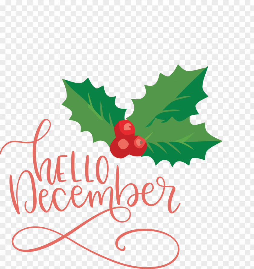 Hello December Winter PNG