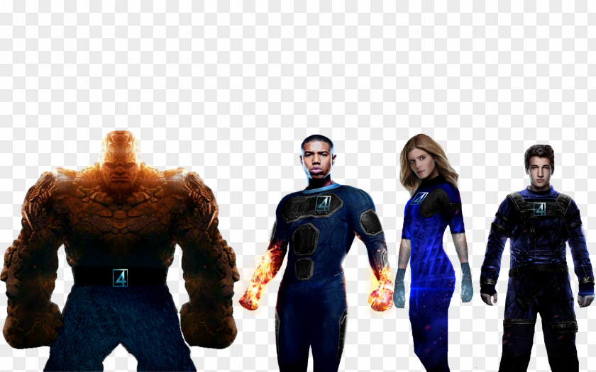 Human Torch Mister Fantastic Thing Invisible Woman Four PNG