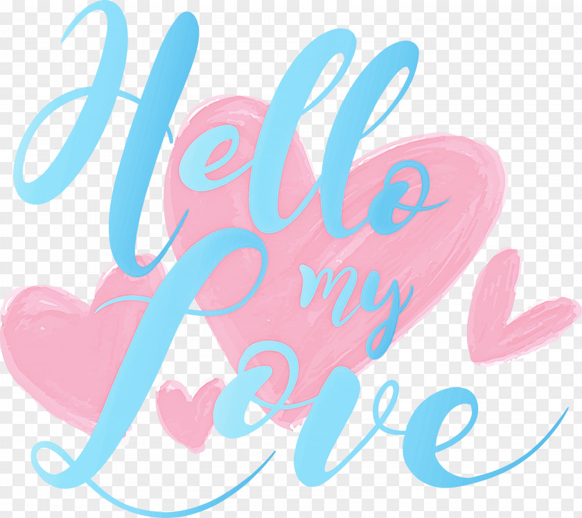 Valentines Day Hello My Love PNG