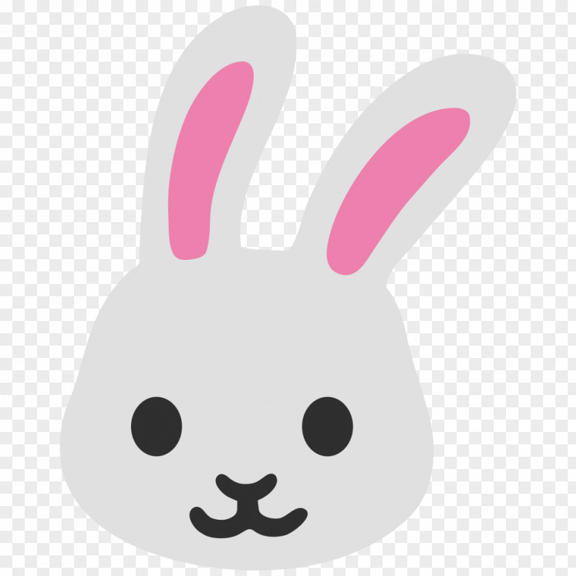 Blushing Emoji Easter Bunny Rabbit Thepix PNG