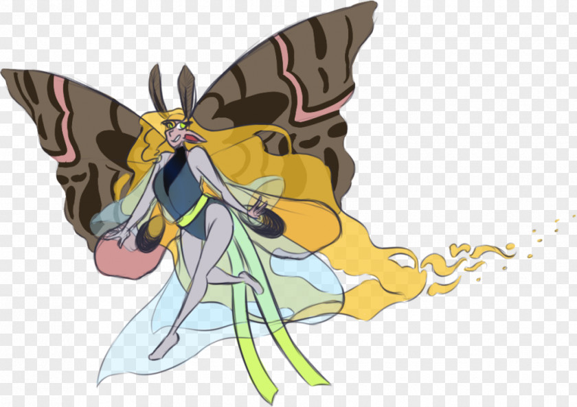 Fairy Moth Insect Clip Art PNG