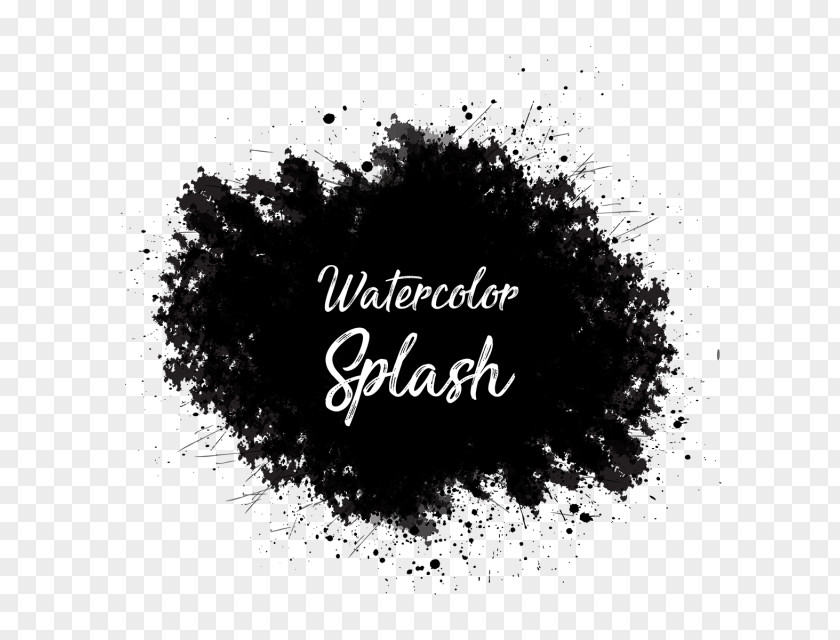 Paint Watercolor Painting White Black PNG