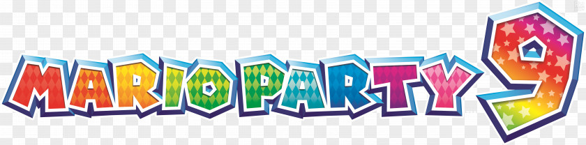 Party Night Mario 8 9 Logo Wii Font PNG