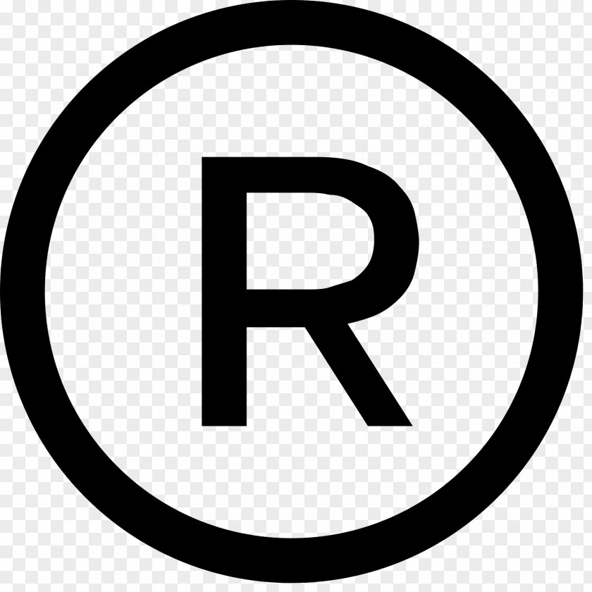 R Registered Trademark Symbol Service Mark Copyright PNG